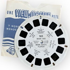 🎈2/$20 - VIEW-MASTER 165 “Miami and Miami Beach, Florida” Reel.